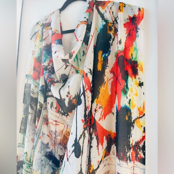 TILO Scarves wearable art 💙 Cotton Modal NEW with tags. - Picture 3 of 11